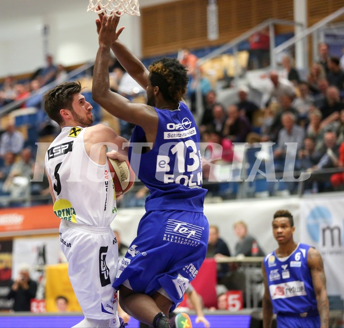 Basketball ABL 2015/16 Playoff Viertelfinale Spiel 3 Gmunden Swans vs. Oberwart Gunners