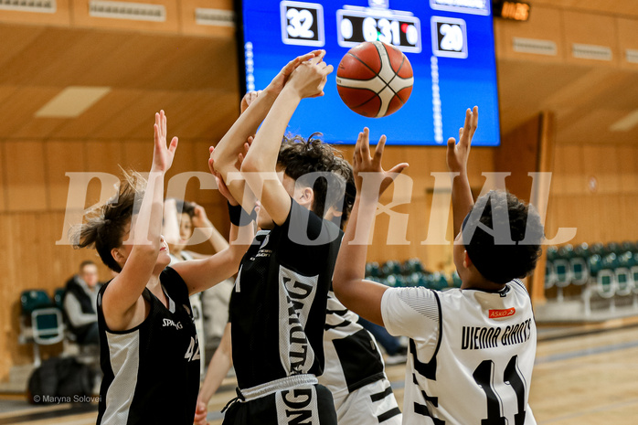 22.03.2025 Österreichischer Basketballverband 2024/25, SLMU14, Vienna Giants vs. BBC Nord Dragonz 