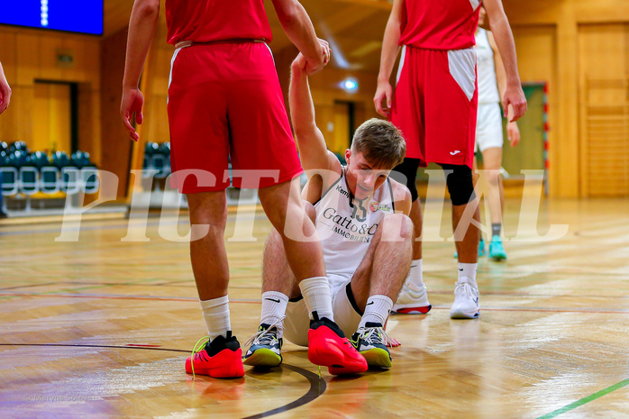 26.11.2024 Österreichischer Basketballverband 2024/25, SLMU19 Basket Flames vs. Mattersburg Rocks