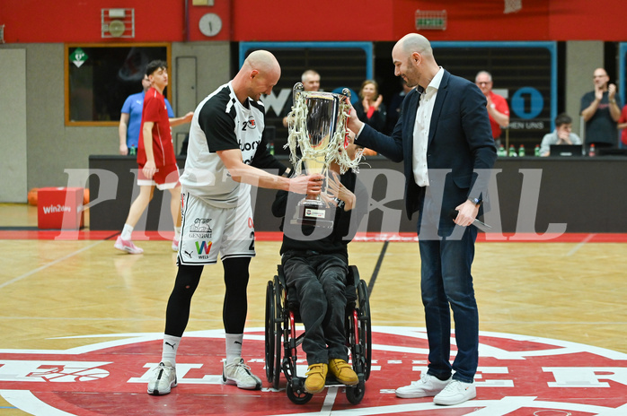 Basketball, Superliga 2023/24, Grunddurchgang 20. Runde, Flyers Wels vs. BC Vienna,

