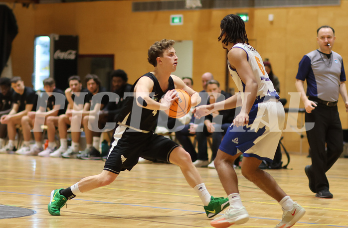 Basketball Zweite Liga 2024/25, Grunddurchgang 19.Runde Raiders Tirol vs. BBU Salzburg


