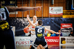 Basketball, Basketball Austria Cup 2022/23, Halbfinale 1, Oberwart Gunners, Gmunden Swans, Sebastian Käferle (7)
