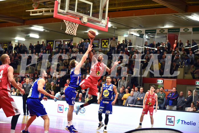 Basketball Superliga 2019/20,  1.Plazierungsrunde Flyers Wels vs. Gmunden Swans