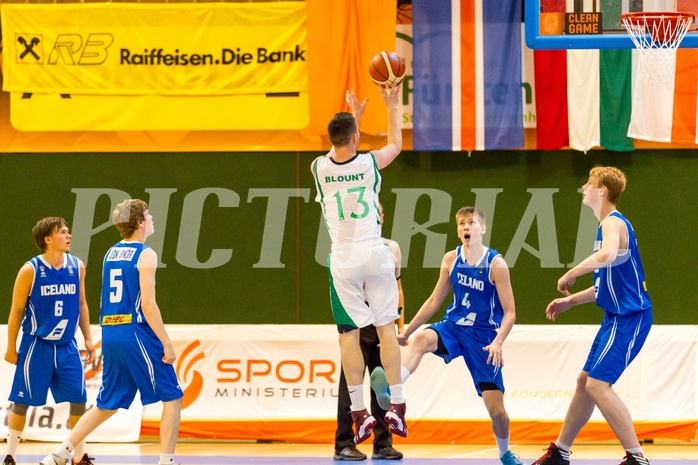 FIBA U18 European Championship Men 2015 DIV B Team Ireland vs Team Iceland 