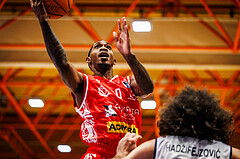 Basketball, win2day Basketball Superliga 2024/25, Grunddurchgang Runde 7, BBC Nord Dragonz, Traiskirchen Lions, Cedric Russell (0)