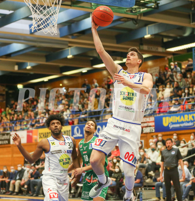 Basketball Superliga 2021/22, 4.Plazierungsrunde Gmunden Swans vs. Kapfenberg Bulls


