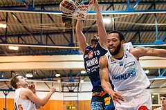 Basketball, ABL 2017/18, Grunddurchgang 15.Runde, Oberwart Gunners, Kapfenberg Bulls, Jozo Rados (13)