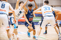 Basketball, Win2Day Superliga 2022/23, 7. Qualifikationsrunde, Vienna Timberwolves, BBC Nord Dragonz, Fabio Söhnel (44)