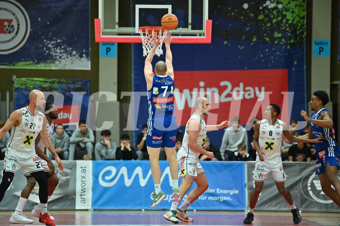 Basketball, Superliga 2024/25, Grunddurchgang 12.Runde, Flyers Wels vs. Oberwart Gunners,