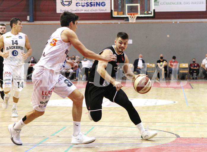 Basketball Zweite Liga 2020/21 Grunddurchgang 2.Runde  Jennersdorf Blackbirds vs Mistelbach Mustangs