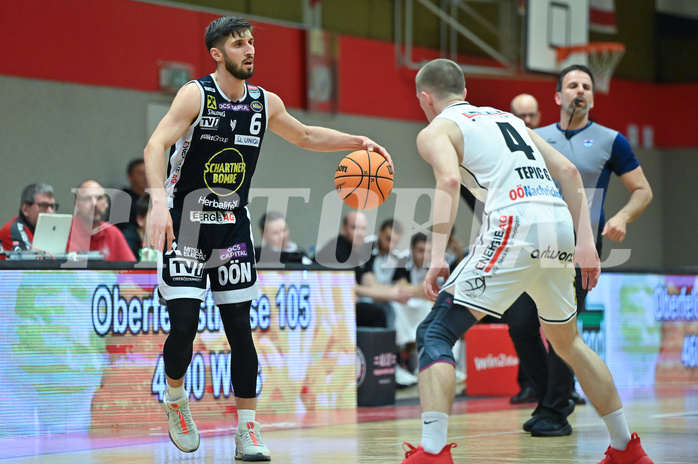 Basketball Superliga 2023/24, 8.Plazierungsrunde,
Flyers Wels vs. Gmunden Swans

