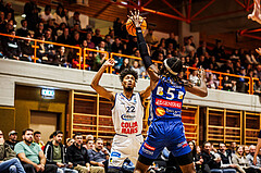 Basketball, win2day Basketball Superliga 2024/25, Grunddurchgang Runde 9, BBC Nord Dragonz, Oberwart Gunners, Jalen Green (22)