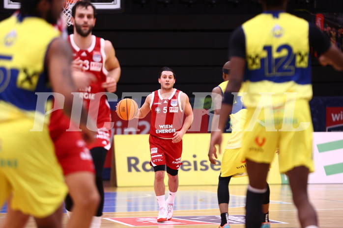 31.01.2025, Graz, Raiffeisen Sportpark Graz, Basketball Superliga 2024/25, Grunddurchgang, Runde 19, UBSC Graz - BC Vienna