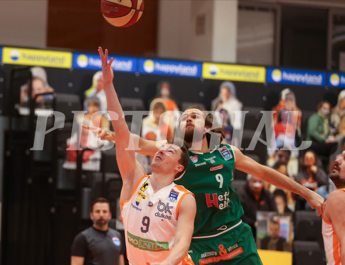 Basketball Superliga 2020/21, Grunddurchgang 15.Runde Klosterneuburg Dukes vs. Kapfenberg Bulls


