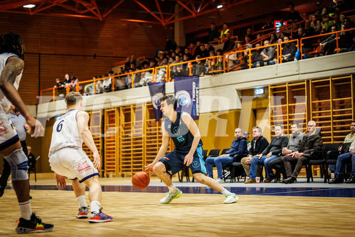 Basketball, win2day Basketball Superliga 2022/23, Grunddurchgang Runde 18, BBC Nord Dragonz, Vienna DC Timberwolves, Paul Rotter (66)