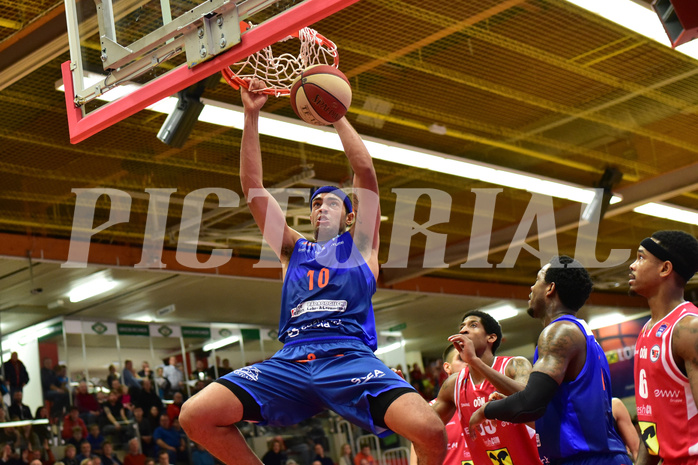 Basketball Superliga 2019/20, Grunddurchgang 8.Runde Flyers Wels vs. Kapfenberg, Jeremy Jones (10)


