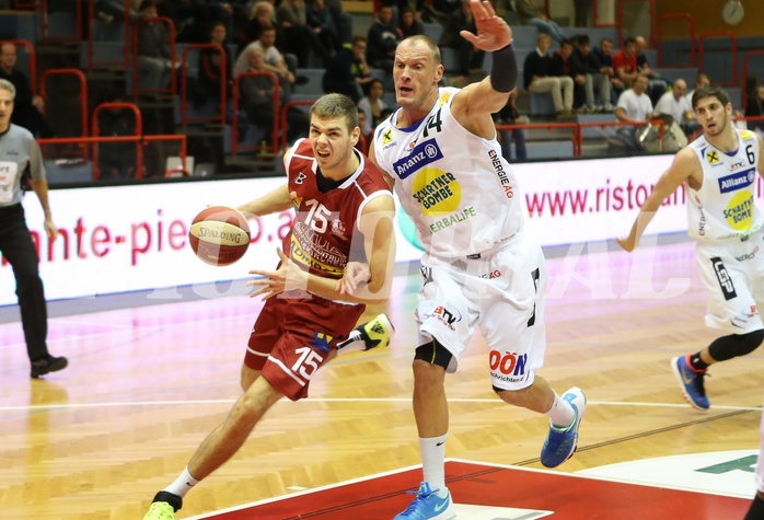 Basketball ABL 2015/16 Grunddurchgang 14.Runde Traiskirchen Lions vs. Gmunden Swans
