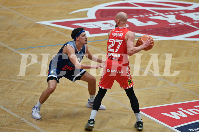 Basketball Superliga 2024/25, Playoff, Viertelfinale Spiel 1, Flyers Wels vs BBC Nord Dragonz,
