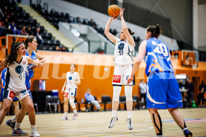 Basketball, Win2Day Basketball Damen Superliga 2023/24, Grunddurchgang 10.Runde, Vienna Timberwolves, DBB LZ OÖ, Viktoria Trailovic (15)