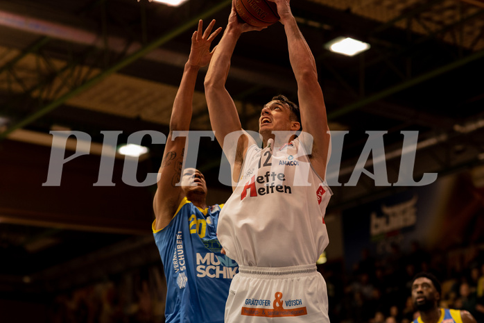 Basketball, Basketball Superliga 2022/23, Grunddurchgang Runde 18, Kapfenberg Bulls, SKN St. P