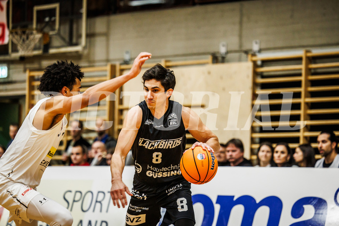 Basketball, Basketball Zweite Liga 2024/25, Grunddurchgang 13.Runde, Mattersburg Rocks, Güssing Blackbirds, #j8#