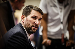 Basketball, bet-at-home Basketball Superliga 2019/20, Viertelfinale 2. Spiel, SKN St. Pölten Basketball, Oberwart Gunners, Horst Leitner (Coach)