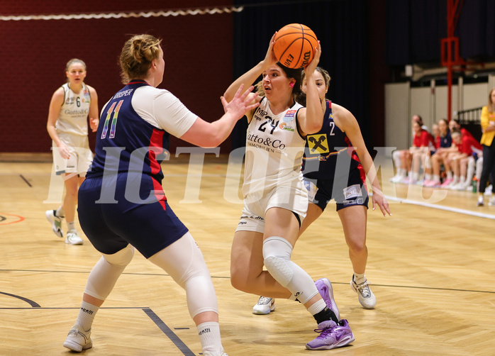 Basketball Damen Superliga 2023/24, Grunddurchgang 8.Runde Basket Flames vs. SKN St.Pölten


