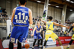 Basketball, bet-at-home Basketball Superliga 2021/22, Grunddurchgang 15.Runde, SKN St. Pölten Basketball, Oberwart Gunners, Travis Atson (4)