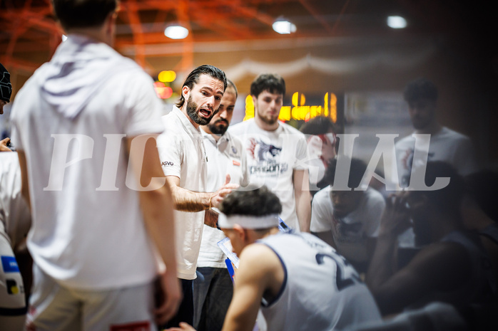 Basketball, Win2Day Superliga 2024/25, Playoffs Viertelfinale Spiel 4, BBC Nord Dragonz, Flyers Wels, Felix Jambor (Head Coach)