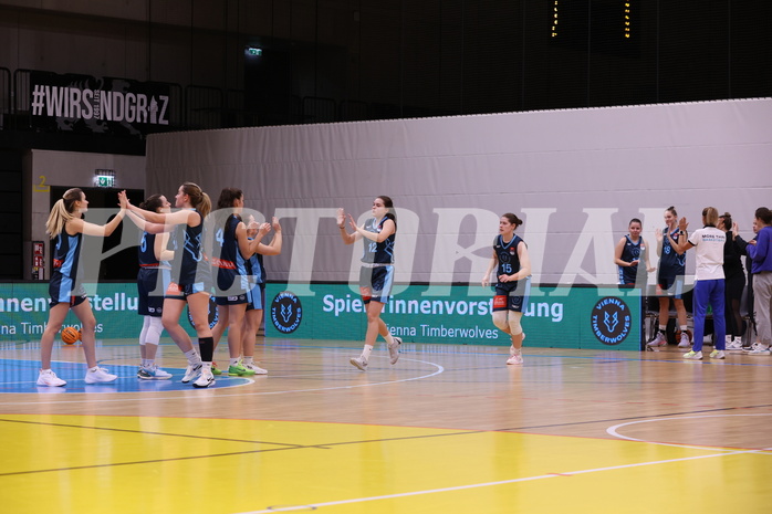 29.10.2023, Graz, Raiffeisen Sportpark, Basketball Damen Superliga 2023/24, Grunddurchgang, Runde 3, UBI Graz vs. Vienna Timberwolves