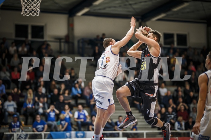 Basketball, ABL 2018/19, Grunddurchgang 19.Runde, Oberwart Gunners, Flyers Wels, Davor Lamesic (7) Basketball, ABL 2018/19, Grunddurchgang 19.Runde, Oberwart Gunners, Flyers Wels, Davor Lamesic (7)