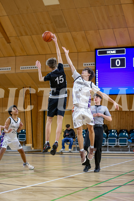 01.02.2025 Österreichischer Basketballverband 2024/25, SLMU16, Post SV Wien vs. BBC Nord Dragonz