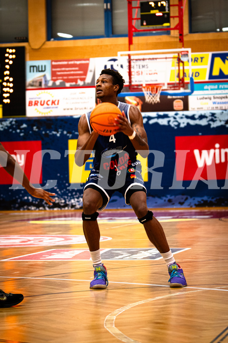 Basketball, win2day Basketball Superliga 2023/24, Grunddurchgang 4.Runde, Traiskirchen Lions, BBC Nord Dragonz, Tyler Stewart (4)