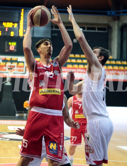 Basketball Superliga 2020/21,  Grunddurchgang 13.Runde, BC Vienna vs. Traiskirchen Lions