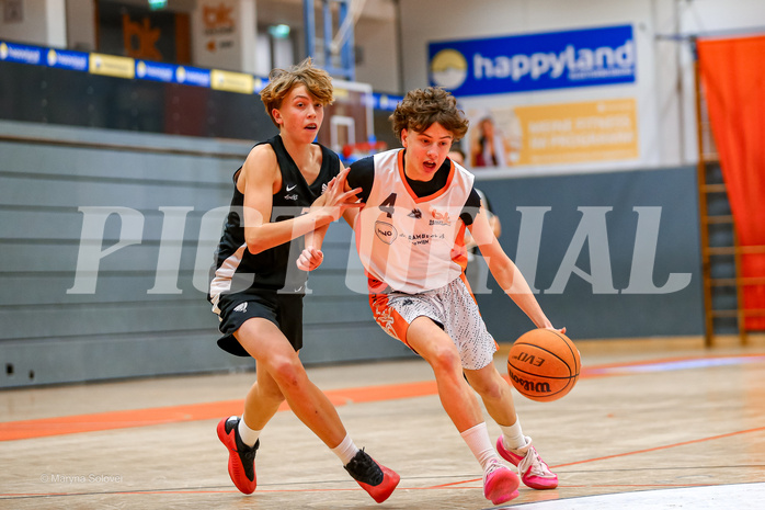14.12.2024 Österreichischer Basketballverband 2024/25, SLMU16, Basket Dukes vs. Raiders Tirol BLACK
