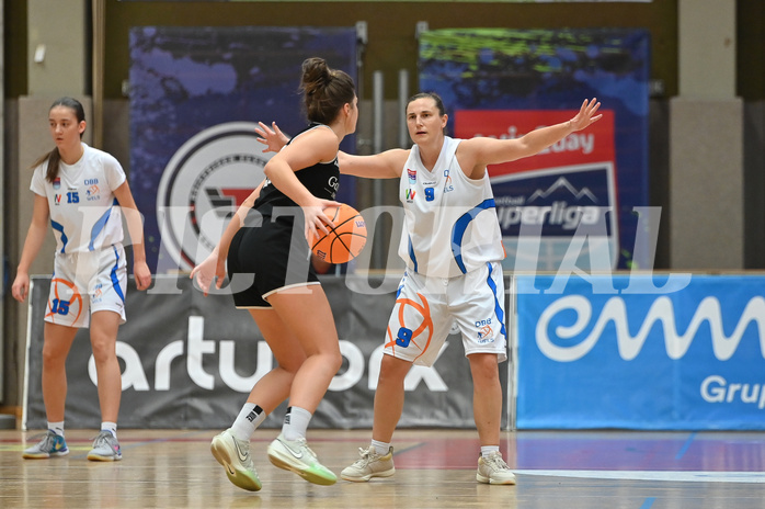 Basketball Superliga 2024/25, Supercup 1.Runde, DBB Wels vs Basket Flames Women,

