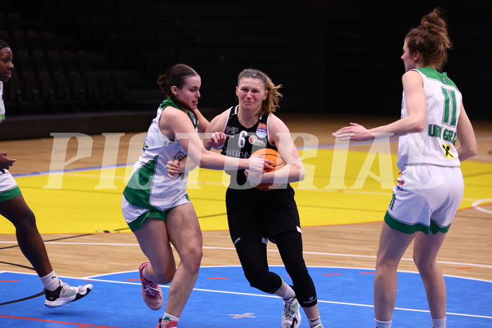 02.03.2024, Graz, Raiffeisen Sportpark, Basketball Damen Superliga 2023/24, Grunddurchgang 14.Runde, UBI Holding Graz - Basket Flames Women ,  