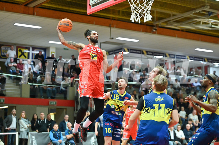 Basketball, Superliga 2024/25, Grunddurchgang 14.Runde, Flyers Wels vs. UBSC Graz,