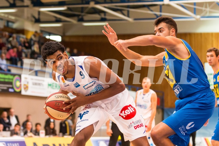 Basketball, ABL 2017/18, Grunddurchgang 2.Runde, Oberwart Gunners, UBSC Graz, Gregg Denzel (9)