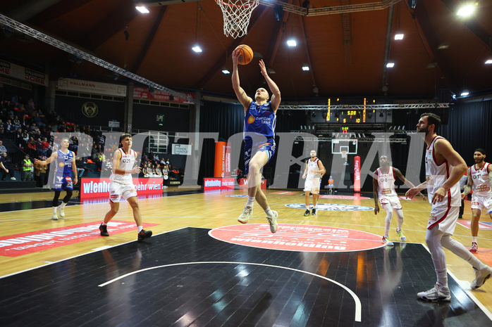 Basketball Superliga 2024/25, Gruunddurchgang 18.Runde BC Vienna vs. Oberwart Gunners


