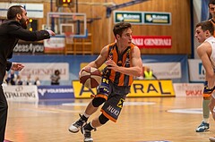 Basketball, ABL 2017/18, Grunddurchgang 17.Runde, Oberwart Gunners, Klosterneuburg Dukes, Valentin Bauer (14)