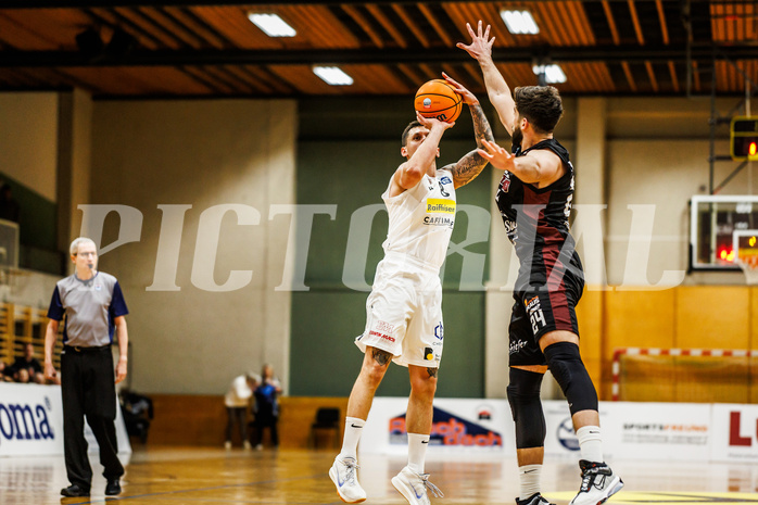 Basketball, Basketball Zweite Liga 2024/25, Grunddurchgang 17.Runde, Mattersburg Rocks, Mistelbach Mustangs, Petar Zivkovic (8)