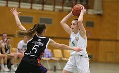 Basketball Damen Superliga 2021/22, Grundducrhgang 14.Runde Vienna United vs. KOS Celovec


