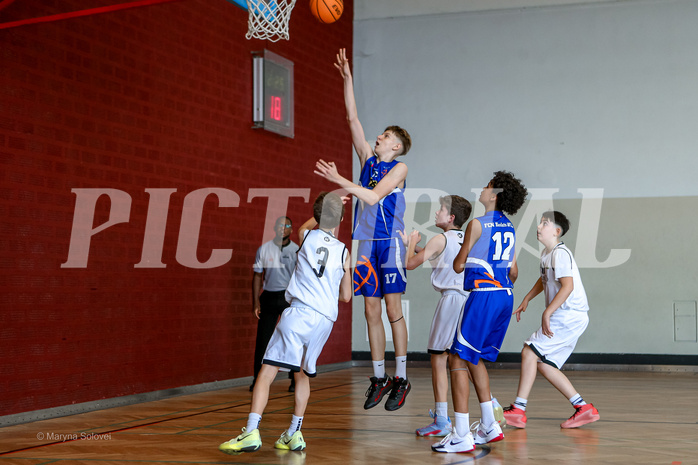 31.03.2025 Österreichischer Basketballverband 2024/25, SLMU14 Basket Flames WAT vs. FSN Baskets Wels