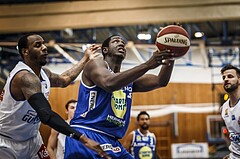 Basketball, ABL 2018/19, Grunddurchgang 35.Runde, Oberwart Gunners, Gmunden Swans, Torrion Brummitt (17)