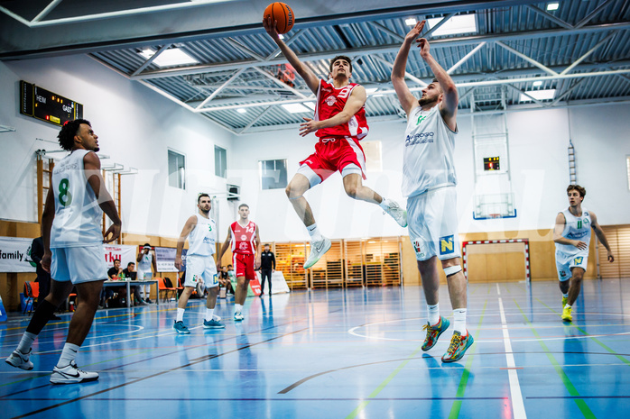 Basketball, Basketball Zweite Liga 2024/25, Grunddurchgang 1.Runde, Deutsch Wagram Alligators, Upper Austrian Ballers, Dominik Schachinger (9)