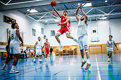 Basketball, Basketball Zweite Liga 2024/25, Grunddurchgang 1.Runde, Deutsch Wagram Alligators, Upper Austrian Ballers, Dominik Schachinger (9)