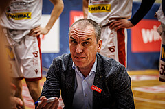 Basketball, win2day Basketball Superliga 2022/23, Grunddurchgang 19.Runde, Traiskirchen Lions, BBC Nord Dragonz, Radomir Mijanovic (Head Coach)