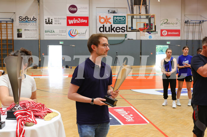 Superliga 2022/23, WU19 Finale, Siegerehrung Basketduchess Klosterneuburg vs. Vienna United