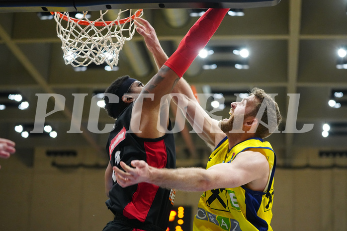 Basketball Superliga 2021/22, 4. Platzierungsrunde,UBSC Graz vs. BC Vienna